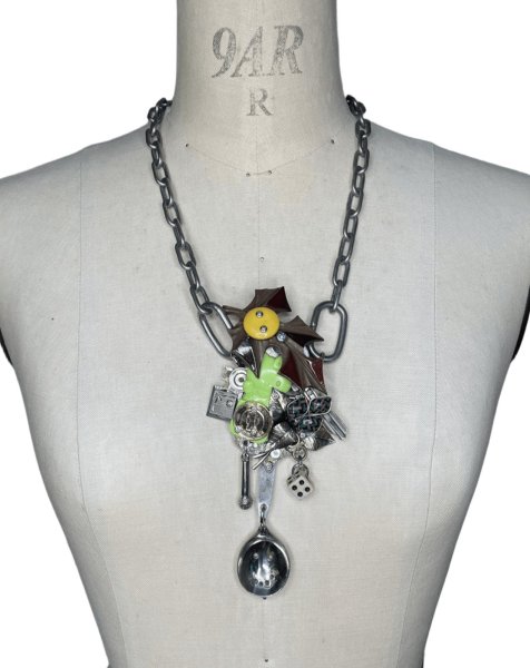 画像2: LEO GON'DO　kitty&Leaf Necklace (2)