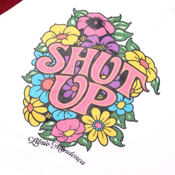 画像4: LIBRIO MENDONÇA FROWER PRINTED RAGLAN TEE RED (4)