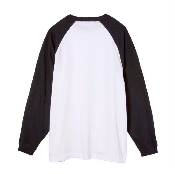 画像2: LIBRIO MENDONÇA FROWER PRINTED RAGLAN TEE BLACK (2)