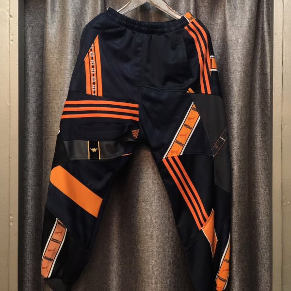 画像1: かむばかり　ジャージパンツ　オレンジ (1)