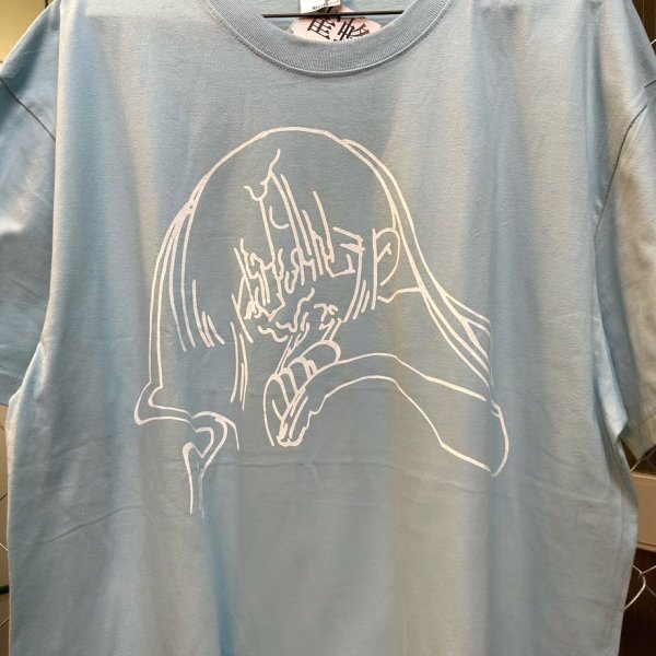 画像2: 雀蜂　朝Tしゃつ　水色 (2)