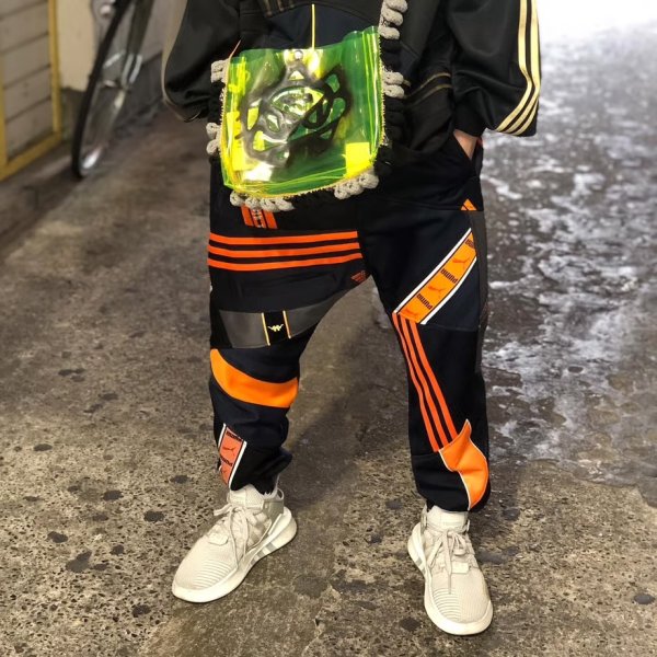 画像6: かむばかり　ジャージパンツ　オレンジ (6)