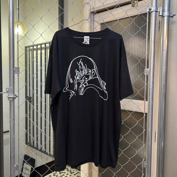 画像1: 雀蜂　朝Tしゃつ　ブラック (1)