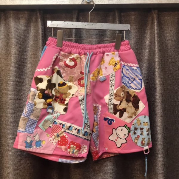 画像1: 絶滅危惧種　アニマルショートパンツ (1)