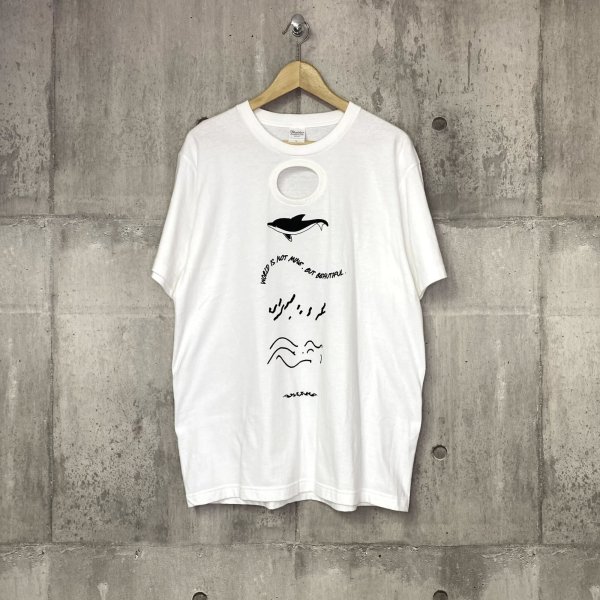 画像1: パーフェクトプラン  イルカTシャツ　白色 (1)