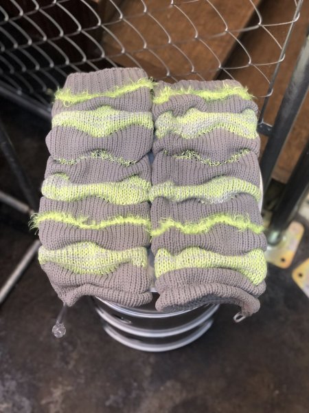 画像1: TA2YUKI  Neon Pintuck Leg Warmers G×N (1)