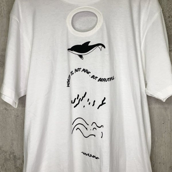 画像3: パーフェクトプラン  イルカTシャツ　白色 (3)