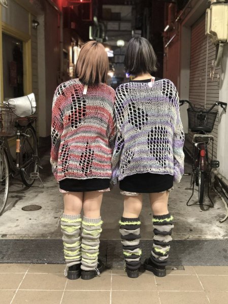 画像3: TA2YUKI  Neon Pintuck Leg Warmers G×N (3)