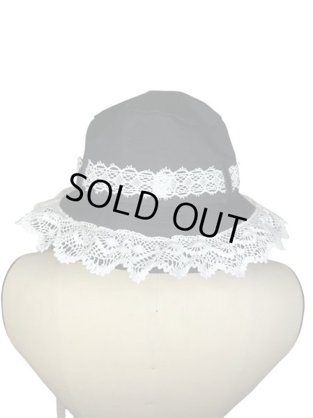 画像5: el conductorH　FRILL LACE BUCKET HAT WHT (5)