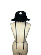 画像1: el conductorH　FRILL LACE BUCKET HAT BK (1)