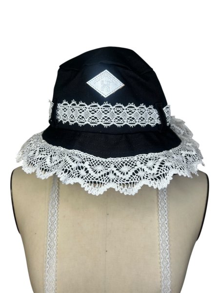 画像3: el conductorH　FRILL LACE BUCKET HAT WHT (3)
