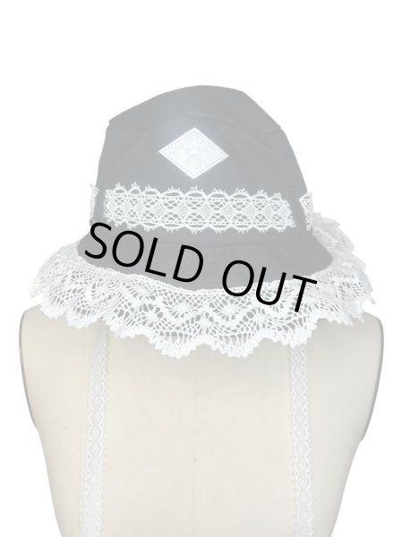 画像3: el conductorH　FRILL LACE BUCKET HAT WHT (3)