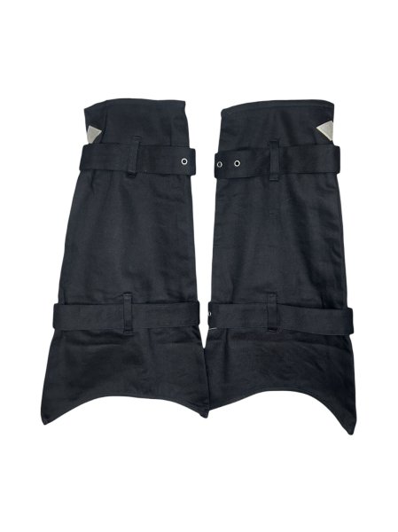 画像3: el conductorH COTTON BELTED LEG WARMER PENTAGRAM BK (3)