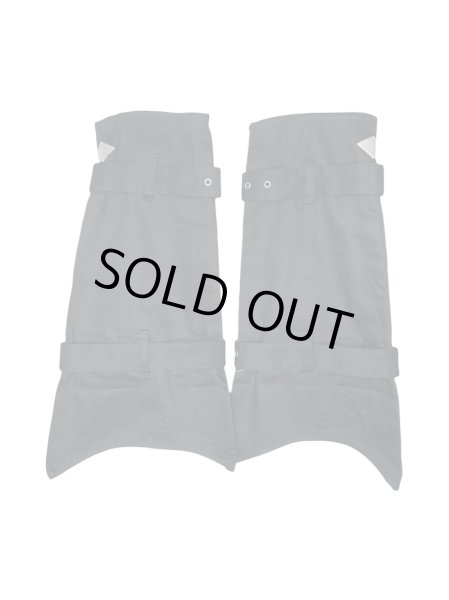 画像3: el conductorH COTTON BELTED LEG WARMER PENTAGRAM BK (3)