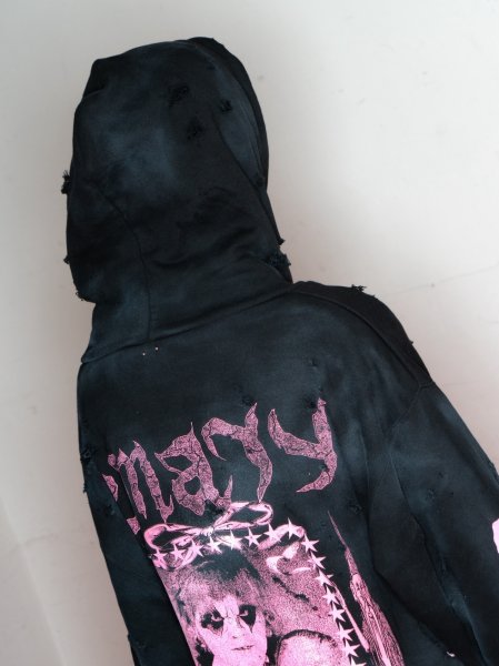 画像3: emary Damaged Psyco candy hoodie BRACK (3)