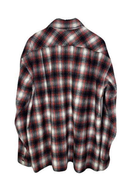 画像2: emary About α Girl check shirt   RedBlack (2)