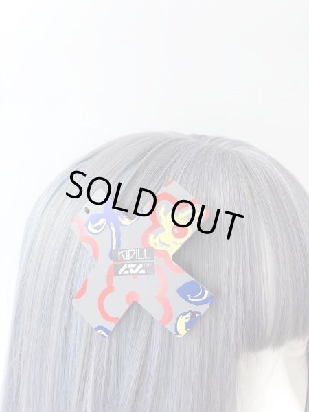 画像1: KIDILL 26SS KL1098 CROSS BARRETTE UNIT D-TYPE KIDILL MODEL KIDILL×CTCTYO GREY FLOWER (1)