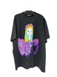 画像1: KIDILL 26SS KL1092 AMY FLOWER CROWN T-SHIRT BLOWASHED BLACK (1)