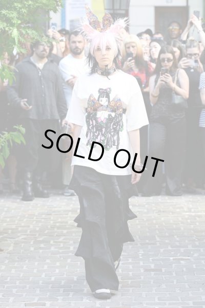 画像3: KIDILL 26SS KL1091 LOUISE RIBBON T-SHIRT WHITE (3)