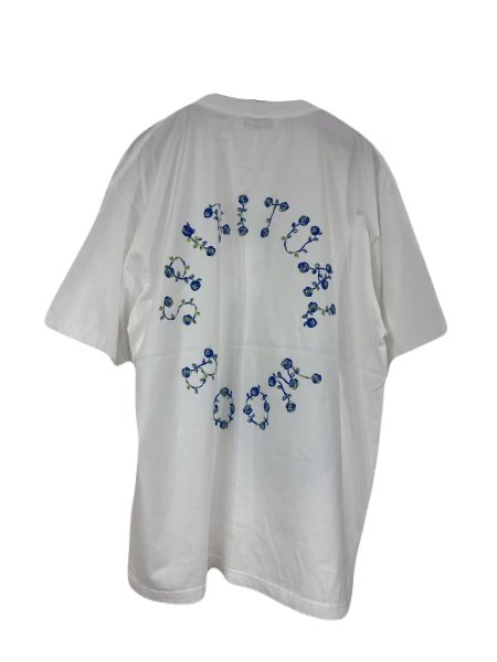 画像2: KIDILL 26SS KL1092 AMY FLOWER CROWN T-SHIRT BLOWASHED WHITE (2)