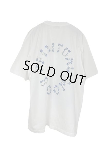 画像2: KIDILL 26SS KL1092 AMY FLOWER CROWN T-SHIRT BLOWASHED WHITE (2)