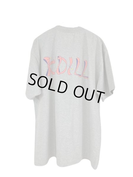 画像2: KIDILL 26SS KL1089 CYBER PUNK GIRL T-SHIRT BIOWASHED GREY (2)