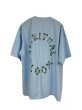 画像2: KIDILL 26SS KL1092 AMY FLOWER CROWN T-SHIRT BLOWASHED LIGHT BLUE (2)