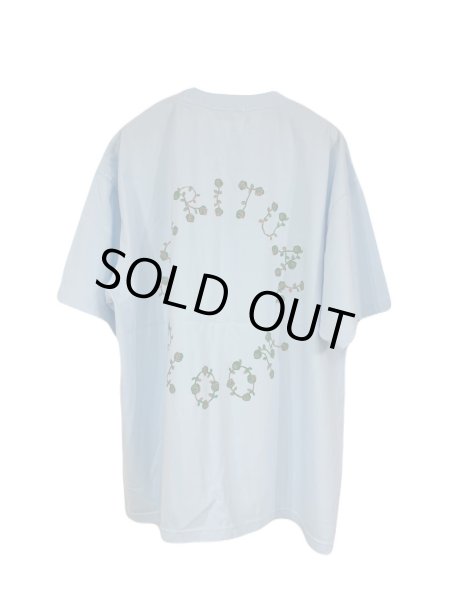 画像2: KIDILL 26SS KL1092 AMY FLOWER CROWN T-SHIRT BLOWASHED LIGHT BLUE (2)