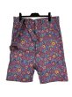 画像1: KIDILL 26SS KL1058 FLOWER DENIM SHORT PANTS BIOWASHED DENIM GREY FLOWER (1)