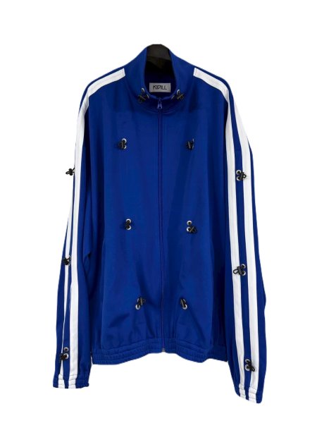 画像1: KIDILL 26SS KL1064 DRAW CORD TRACK TOP NAVY BLUE (1)