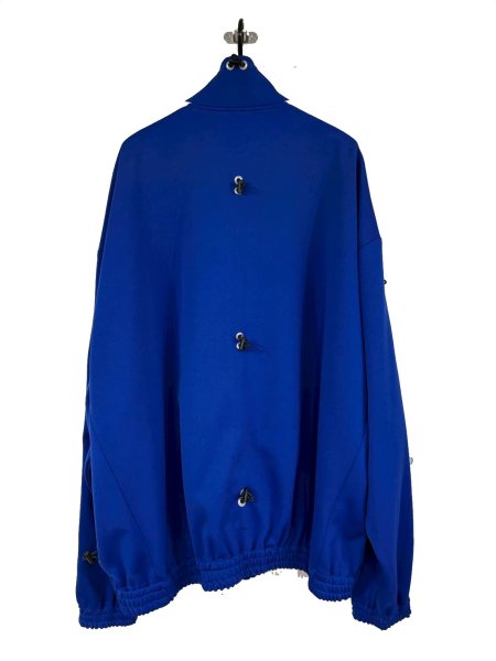 画像2: KIDILL 26SS KL1064 DRAW CORD TRACK TOP NAVY BLUE (2)