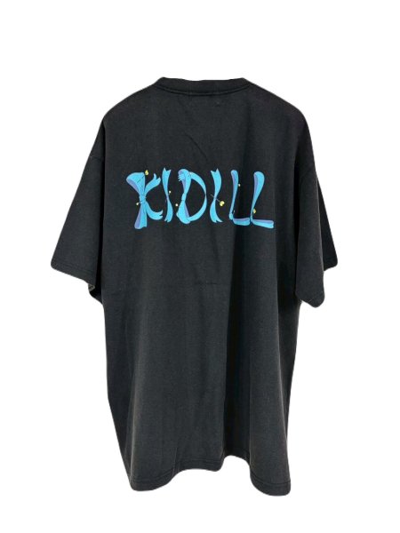 画像2: KIDILL 26SS KL1089 CYBER PUNK GIRL T-SHIRT BIOWASHED BLACK (2)