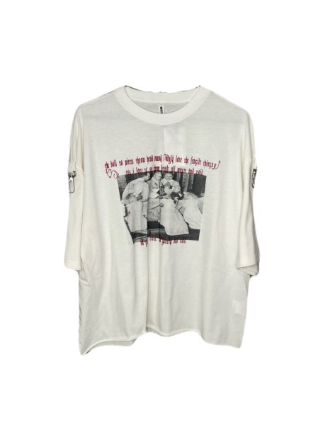 画像1: emary waste big hang T White (1)