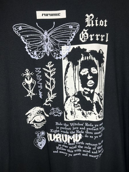 画像3: rurumu: 25SS　boys in the grrrls long sleeve　black (3)