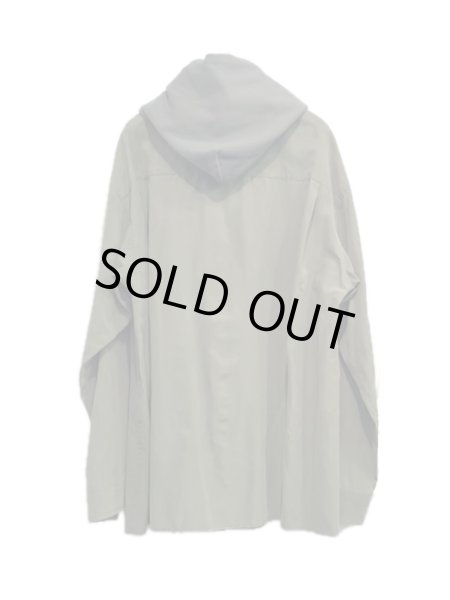 画像2: Azuma. MILITARY DOCKING HOOD SHIRT KHAKI (2)