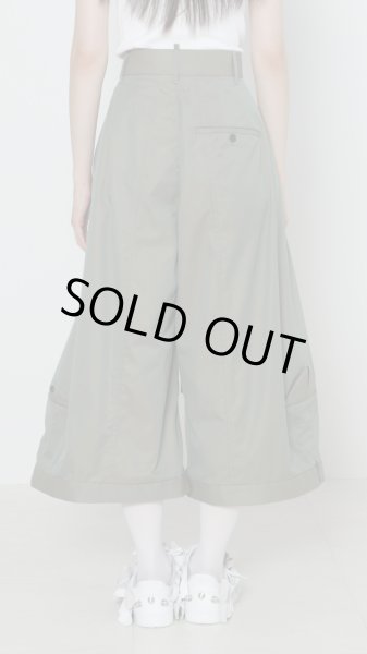 画像2: BASE MARK Deformation Half Chino Pants KHAKI (2)