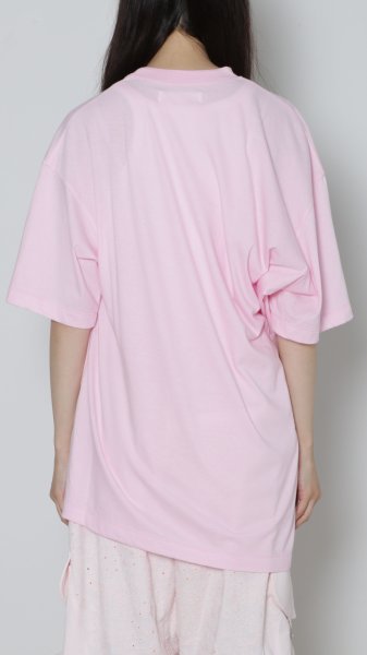画像3: BASE MARK SIMEON FARRAR×Asymmetry Tee PINK (3)
