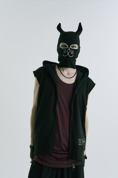 画像2: beauty:beast　Cat Beanie　BLACK (2)
