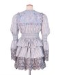 画像2: rurumu: 25AW burn the rabbit lace check mini dress (2)