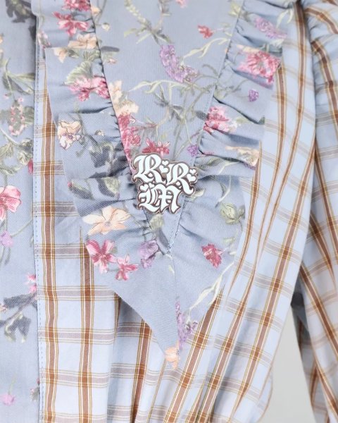 画像5: rurumu: 25AW burn the rabbit lace check mini dress (5)