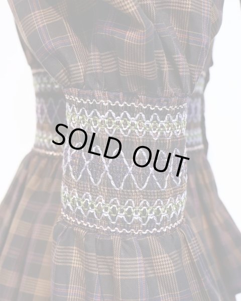 画像8: rurumu: 25AW burn the rabbit lace check mini dress (8)
