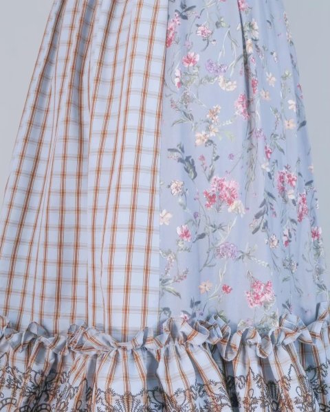 画像8: rurumu: 25AW burn the rabbit lace check mini dress (8)