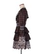画像4: rurumu: 25AW burn the rabbit lace check mini dress (4)