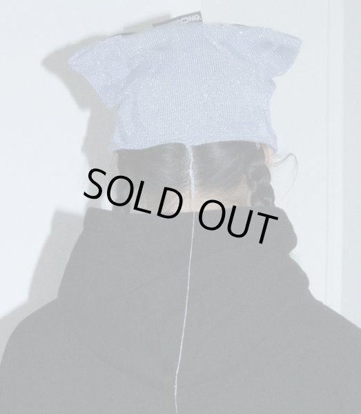 画像5: BODYSONG. 26SS PATCWORK FLORAL KNIT CAP　BLACK (5)