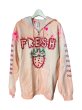 画像1: WESTFALL CYBER FRESH ZIP HOODIE LS DIRTY PINK (1)