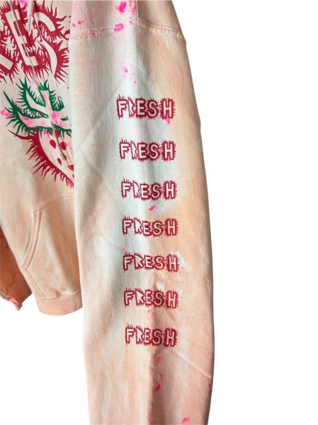 画像4: WESTFALL CYBER FRESH ZIP HOODIE LS DIRTY PINK (4)