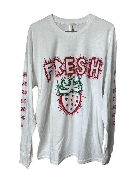 画像1: WESTFALL CYBER FRESH T-SHIRT LS WHITE (1)