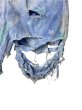 画像4: WESTFALL  DESTROYED DENIM SHORTS BLUE (4)