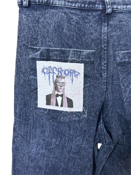 画像5: WESTFALL PATCH DENIM PANT ACID WASH BLUE (5)