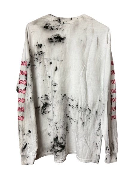 画像2: WESTFALL CYBER FRESH T-SHIRT LS DIRTY WHITE (2)
